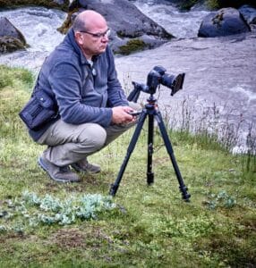 Fototour auf Island, Aufnahme eines Flusses mit verschiedenen Filtern